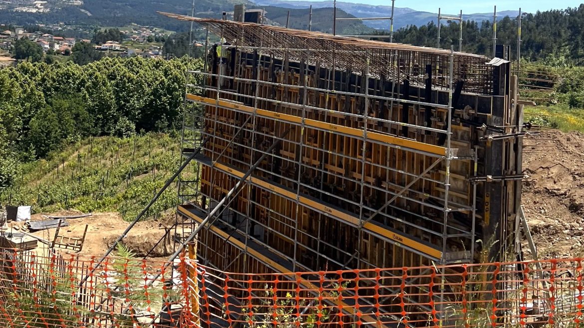 construção civil, obras, via tamega