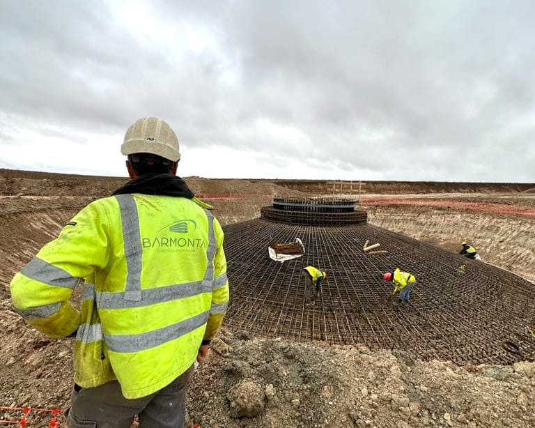 parque eolico, construção civil. obras