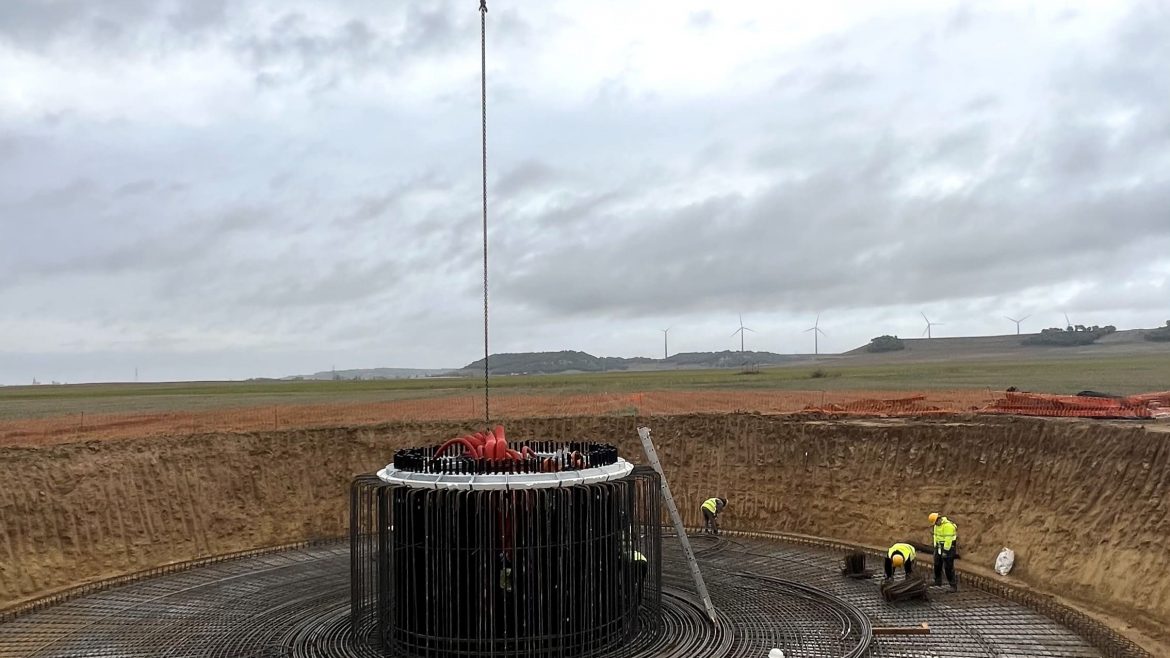parque eolico, construção civil. obras
